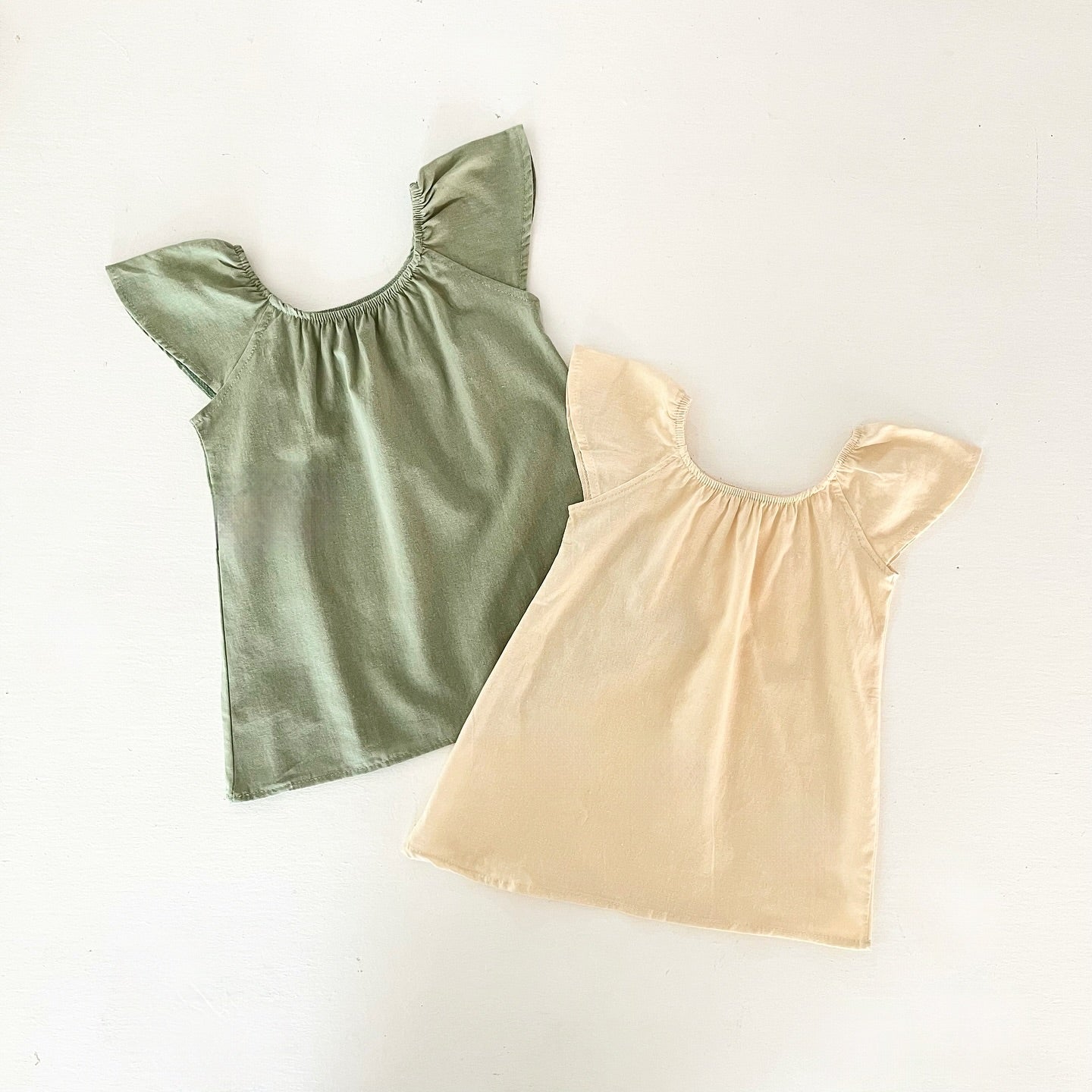 Ana Linen Top in Cream