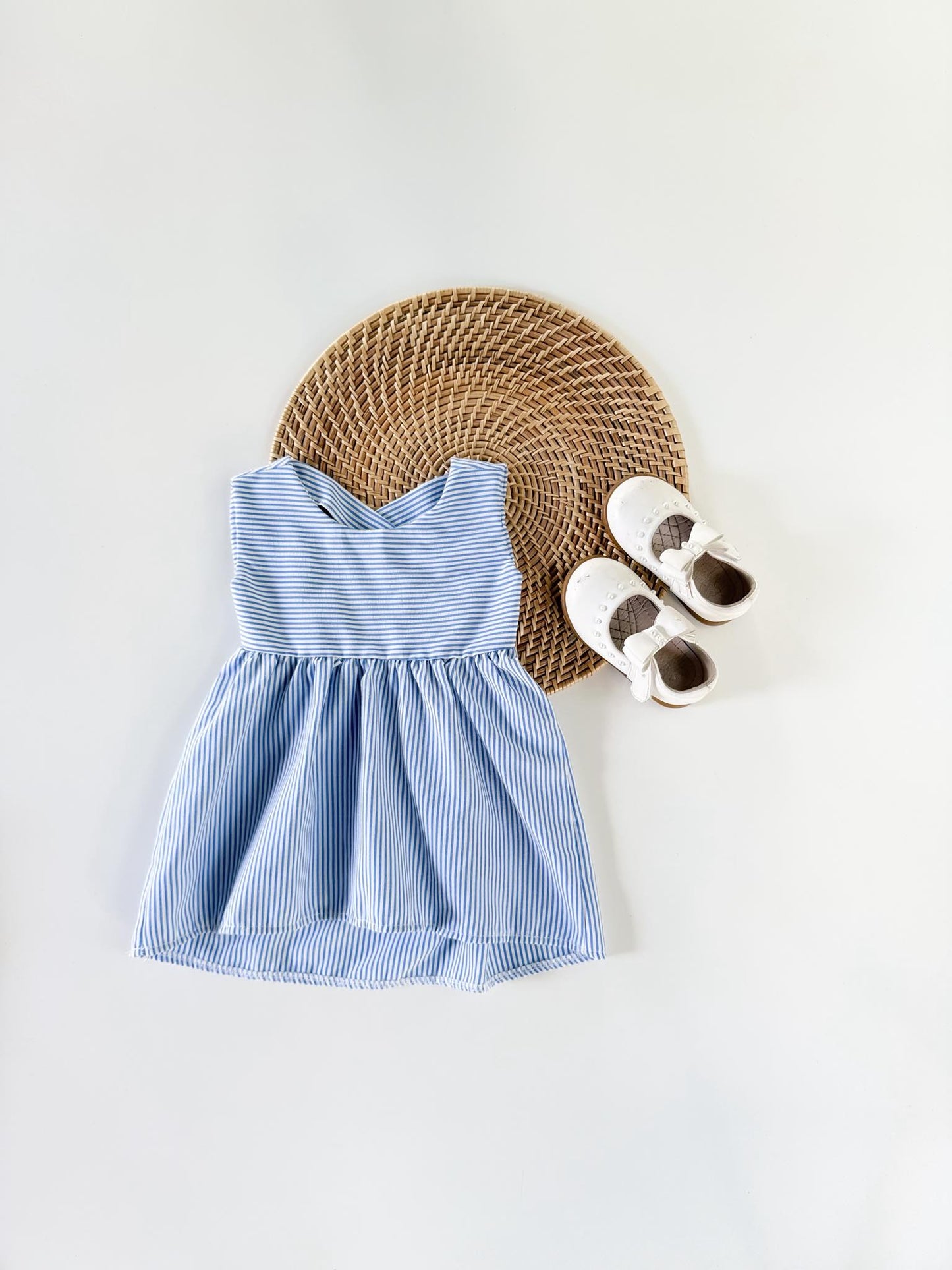 Shay Criss Cross Dress in Blue