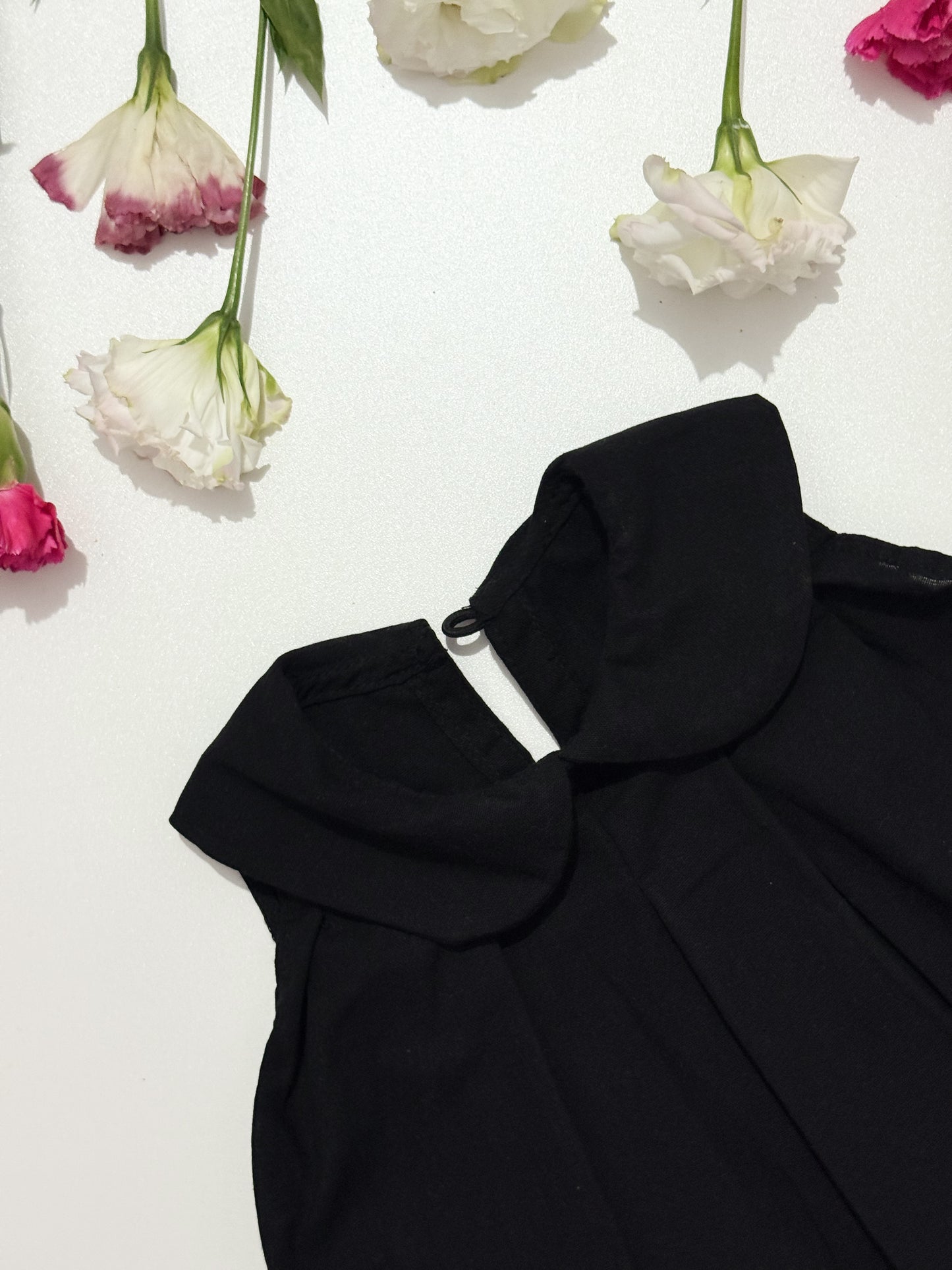 Kaycie Linen Dress in Black