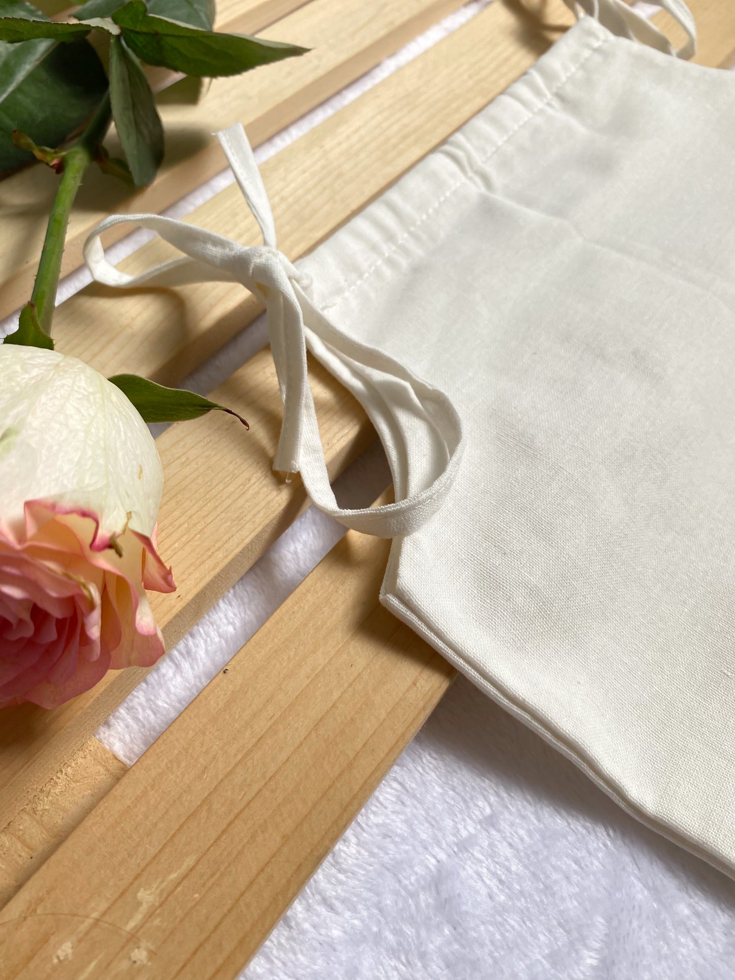 Ericka Linen Top in White