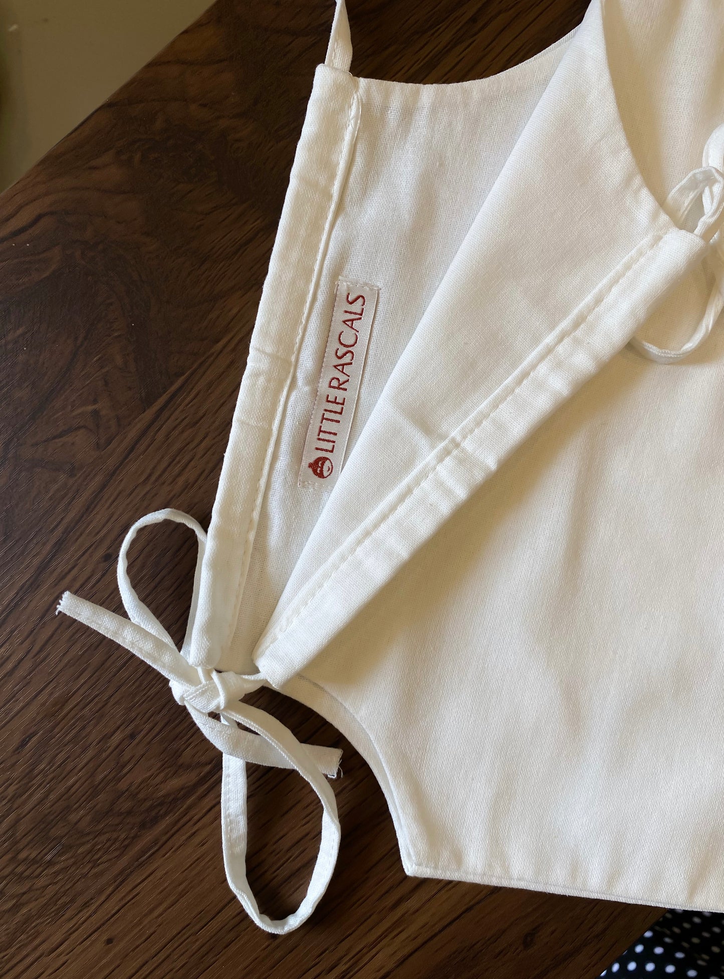 Ericka Linen Top in White