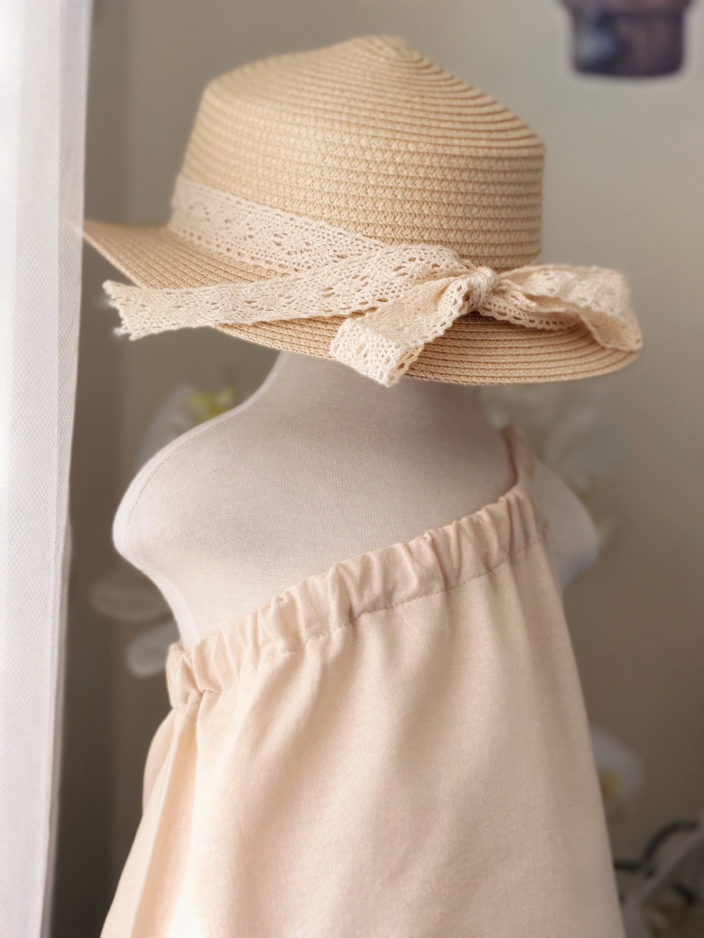 Amelia Linen Top in Cream