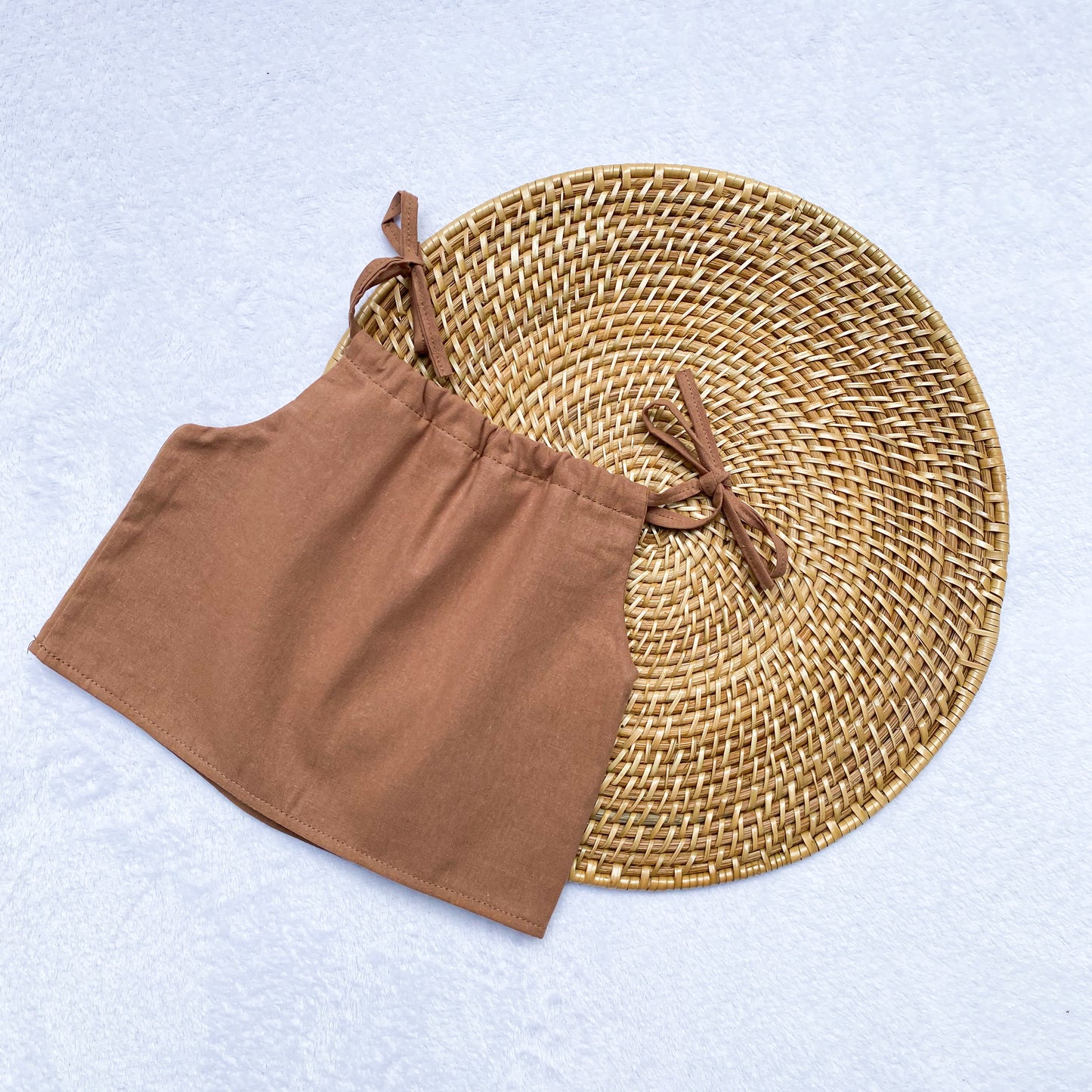 Ericka Linen Top in Camel