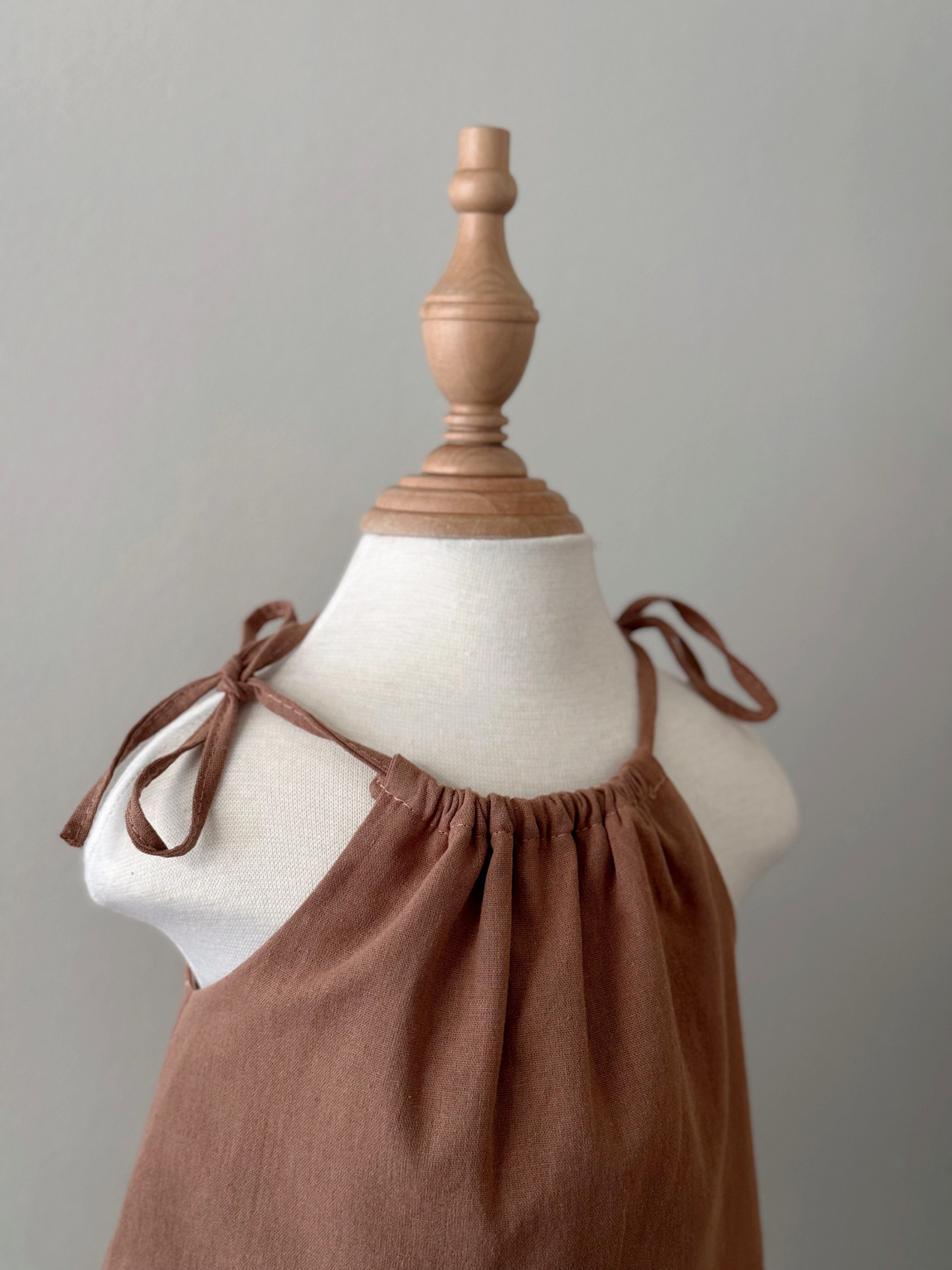 Ericka Linen Top in Camel