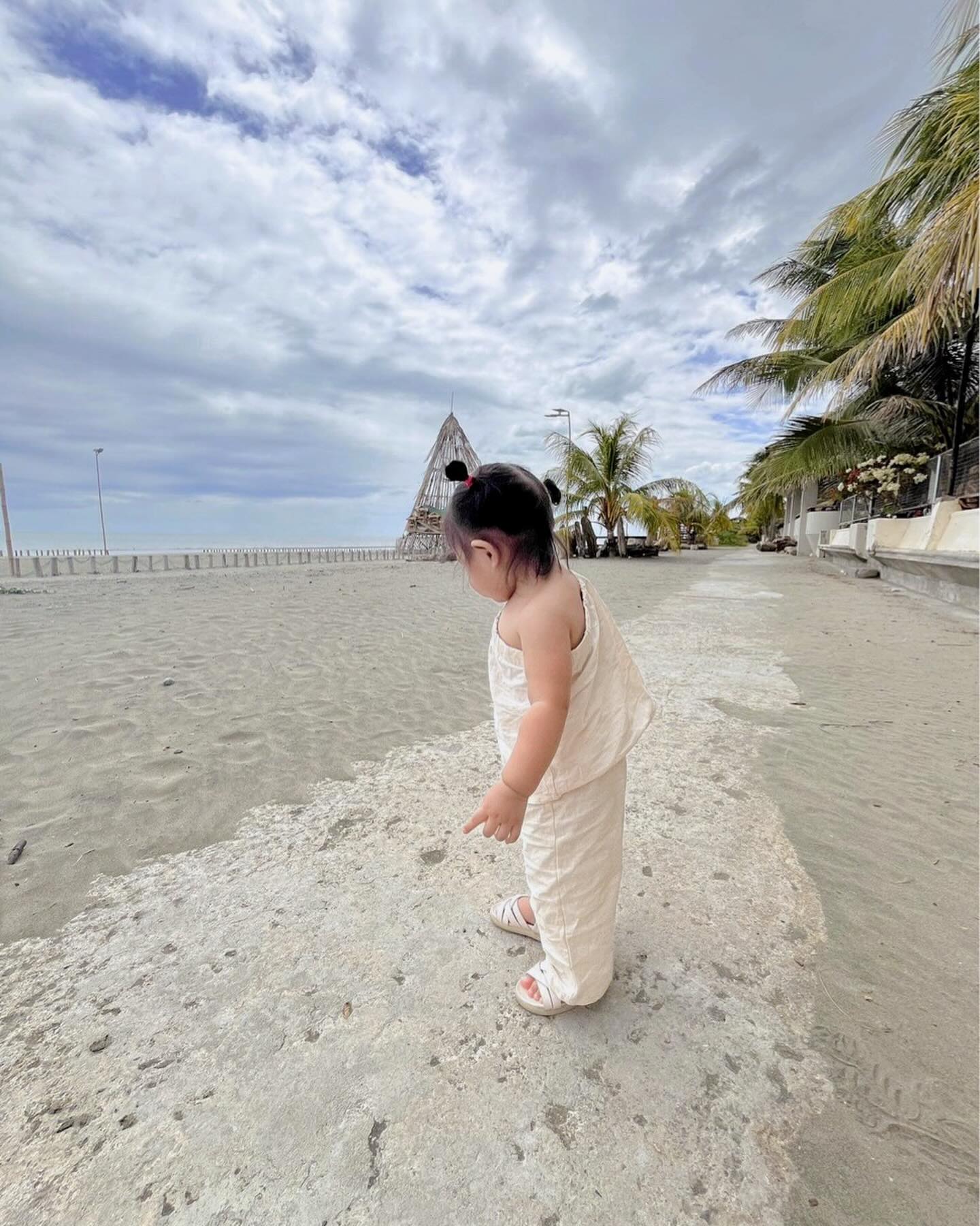 Amelia Top and Mary Pants in Cream Set