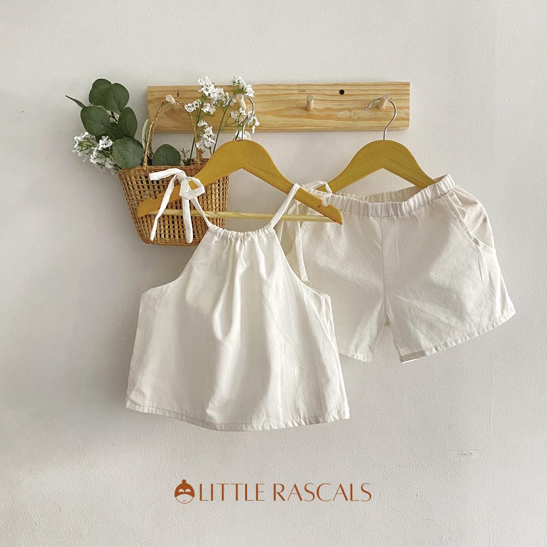 Ericka Linen Set in White