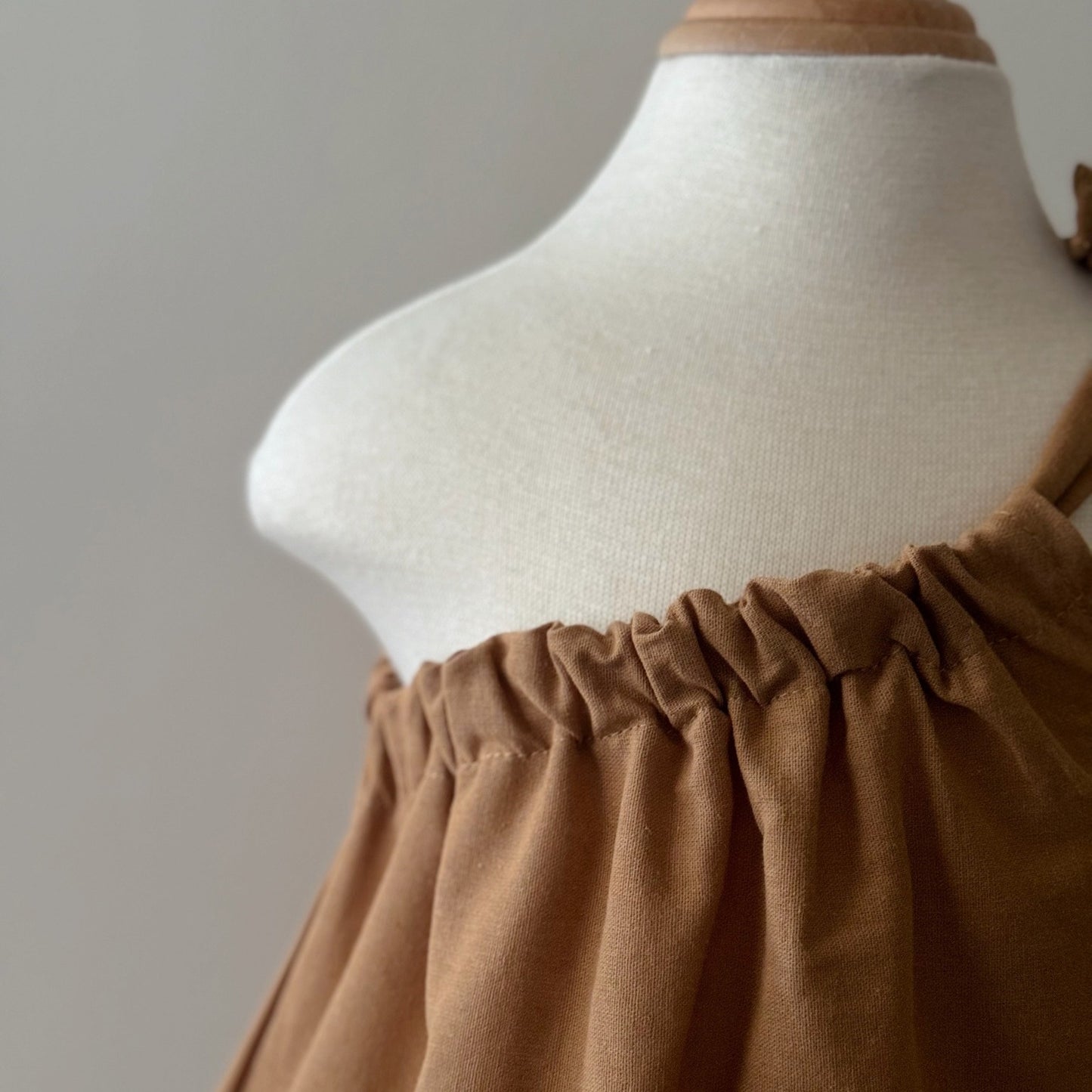 Amelia Mocha Top and Joshua Pants in White Set