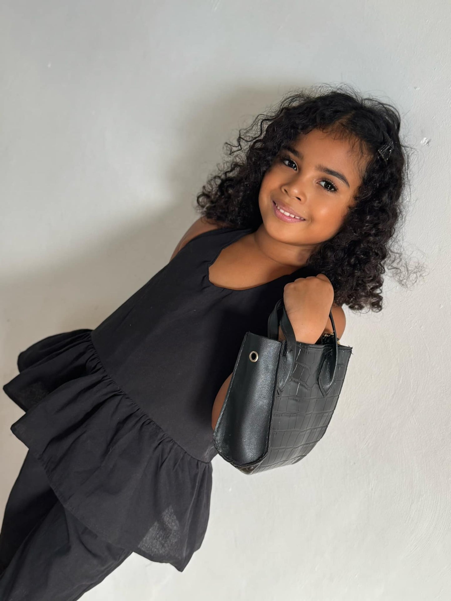 Maven Linen Top in Black