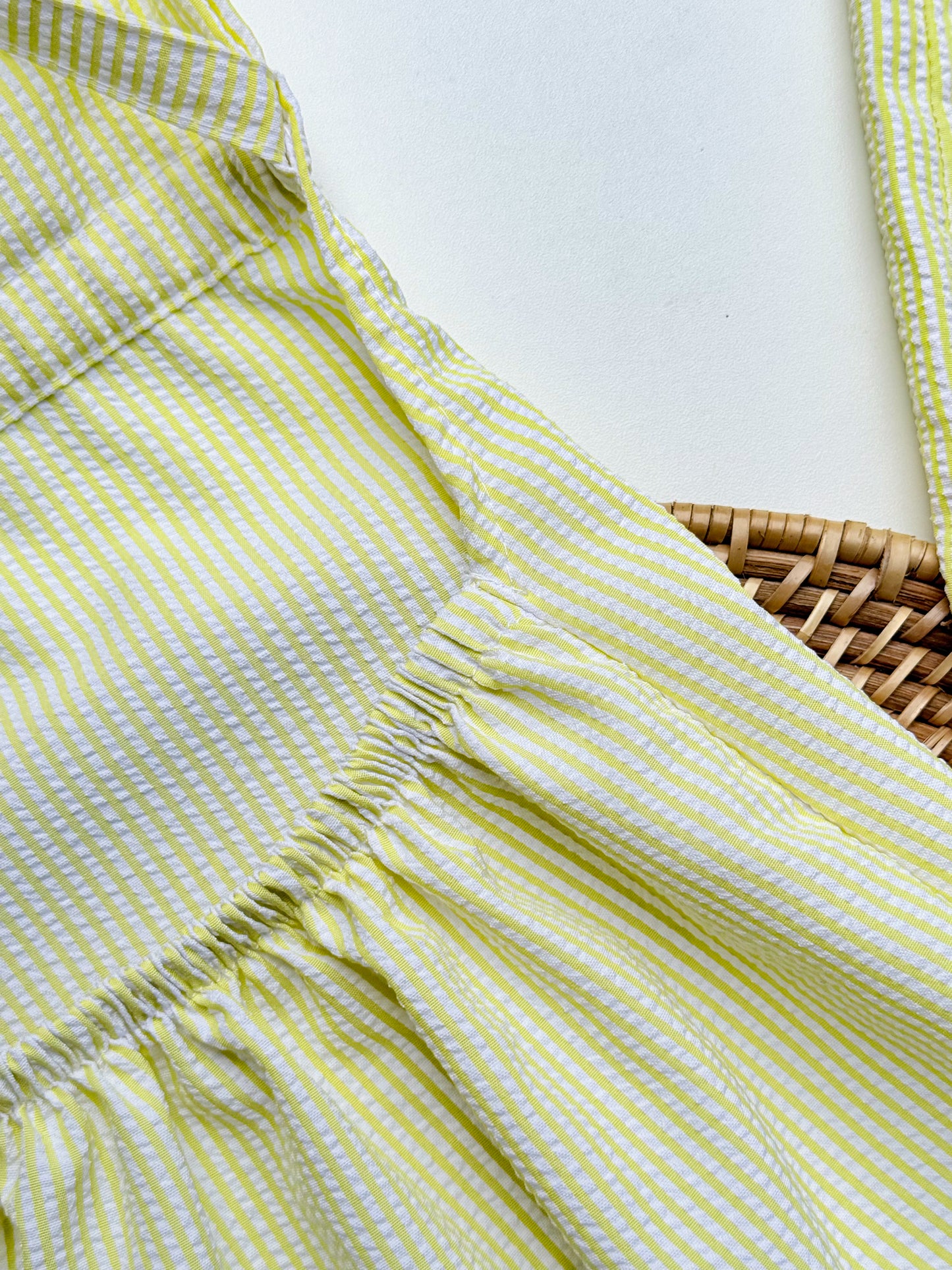 Grace Backless Stripes in Yellow Set