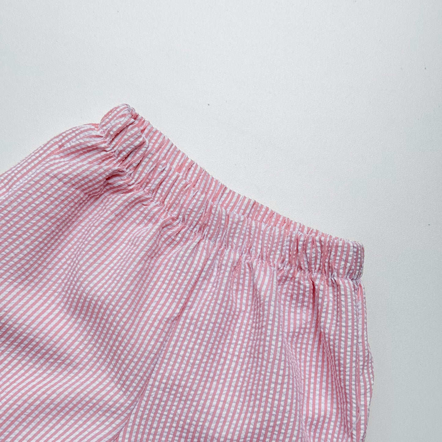 Isabel Seer Sucker Pants in Pink