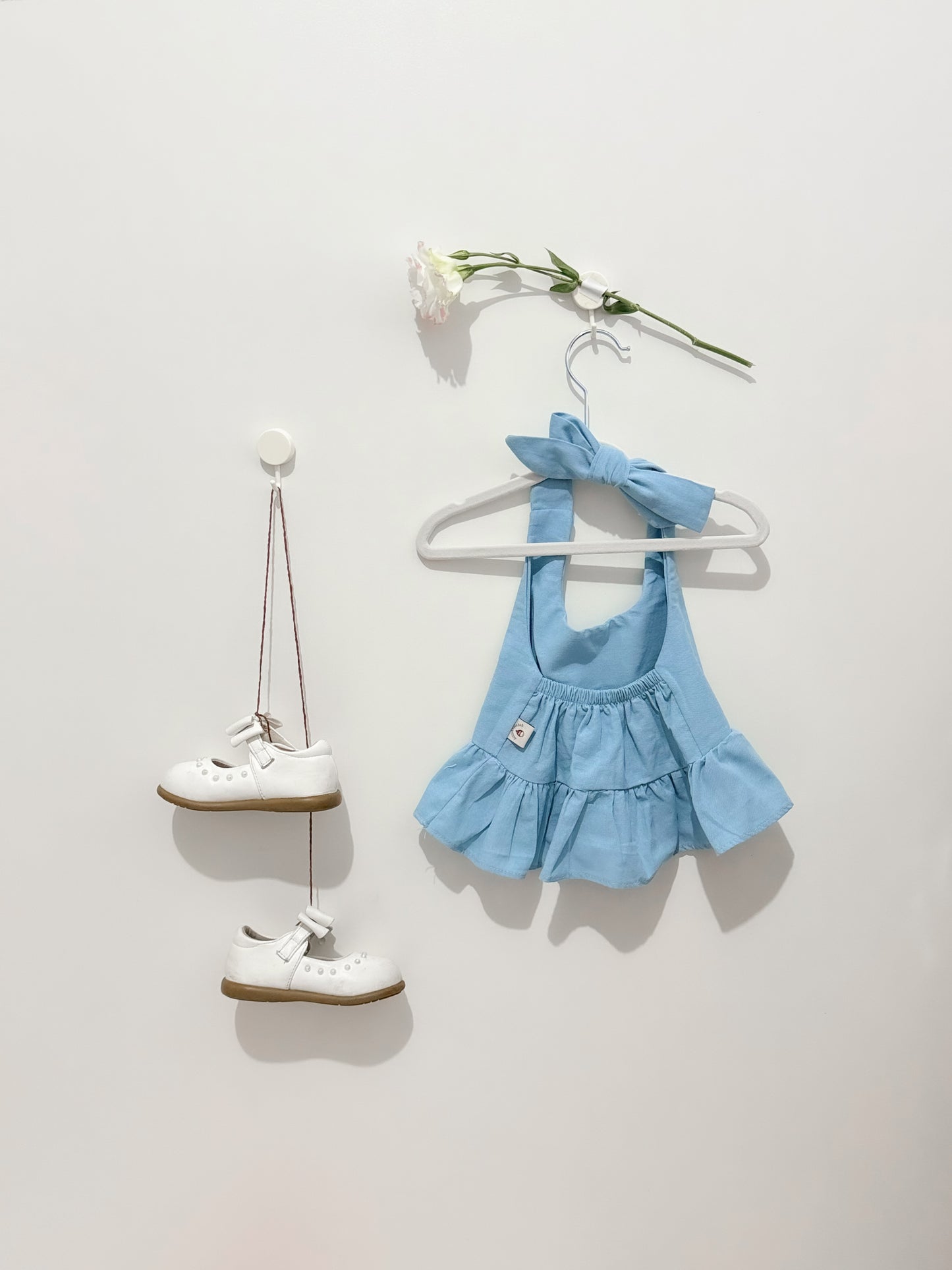 Maven Linen Top in Blue