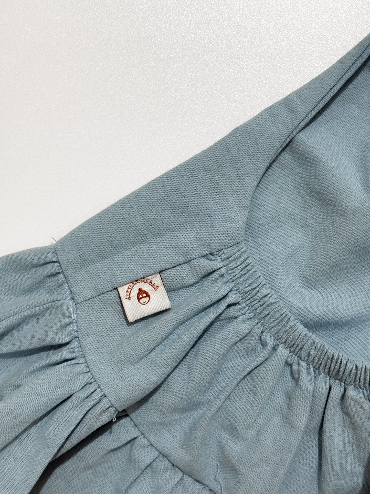 Maven Linen Top in Blue