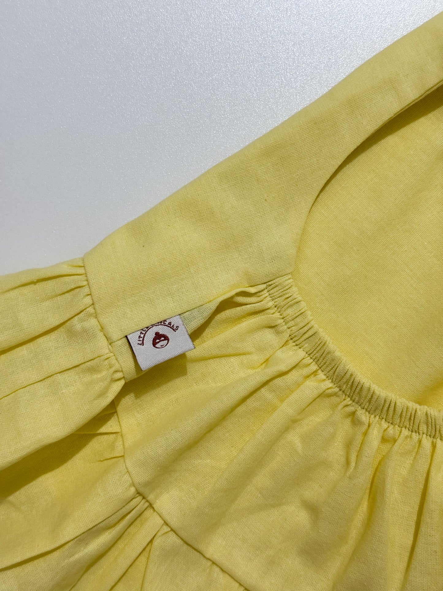 Maven Linen Top in Yellow