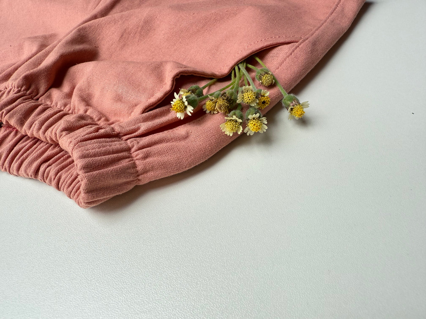 Ericka Linen Shorts in Pink