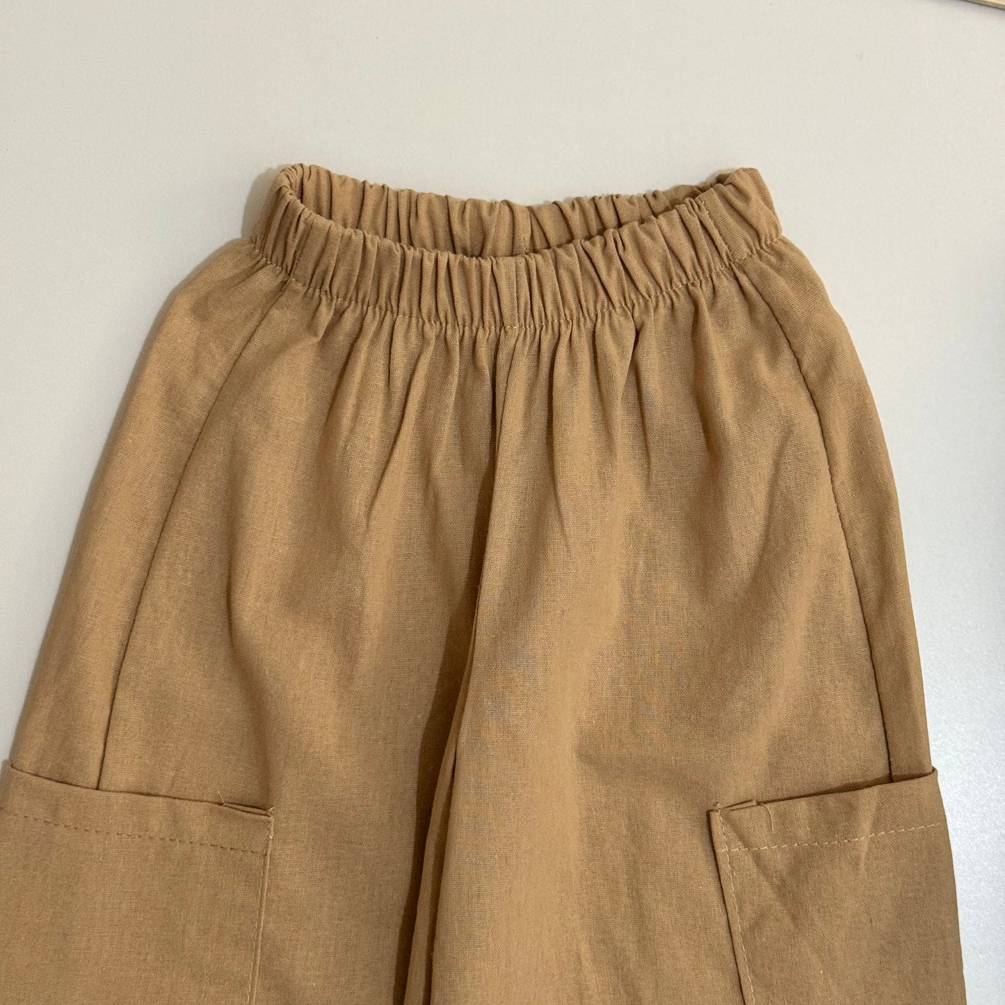 Erick Wide Leg Linen Pants in Khaki