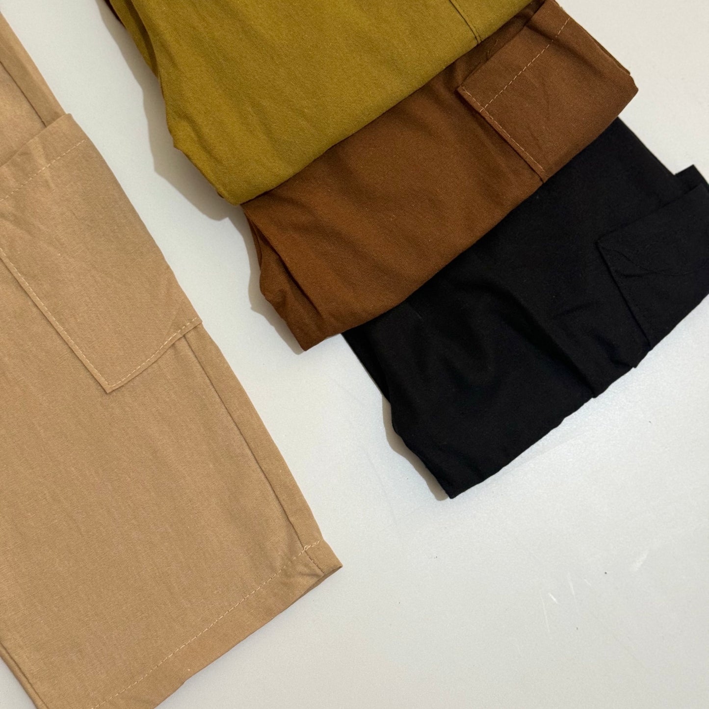 Erick Wide Leg Linen Pants in Khaki