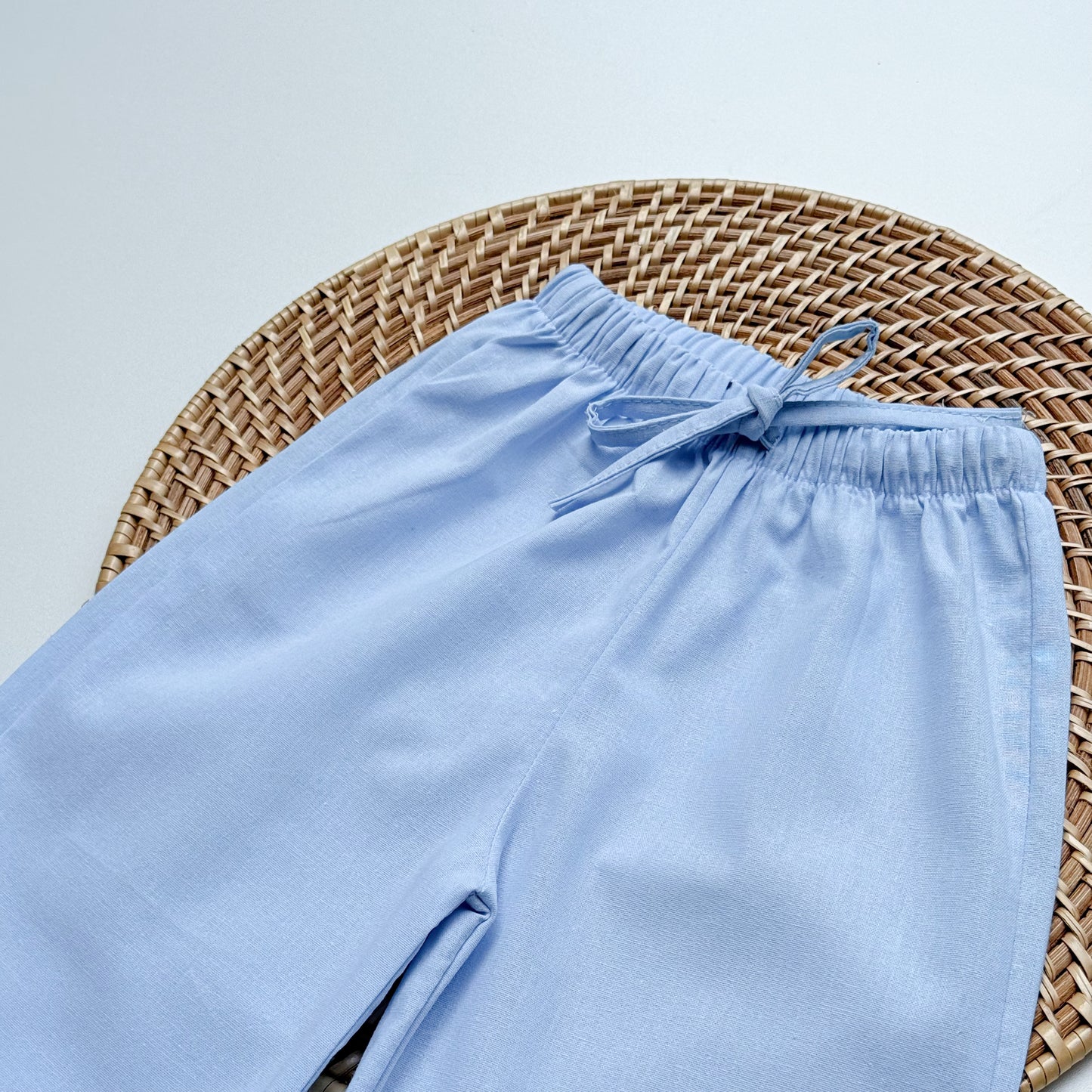 Joana Adjustable Strap Pants in Powder Blue