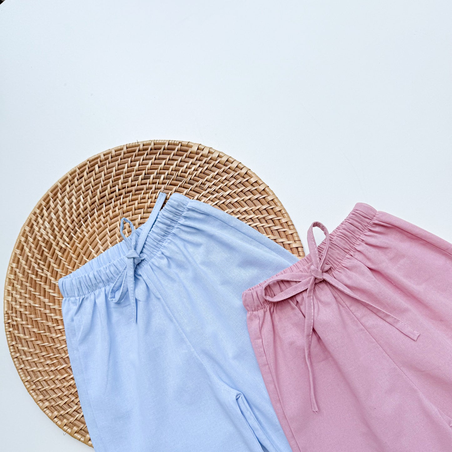 Joana Adjustable Strap Pants in Powder Blue