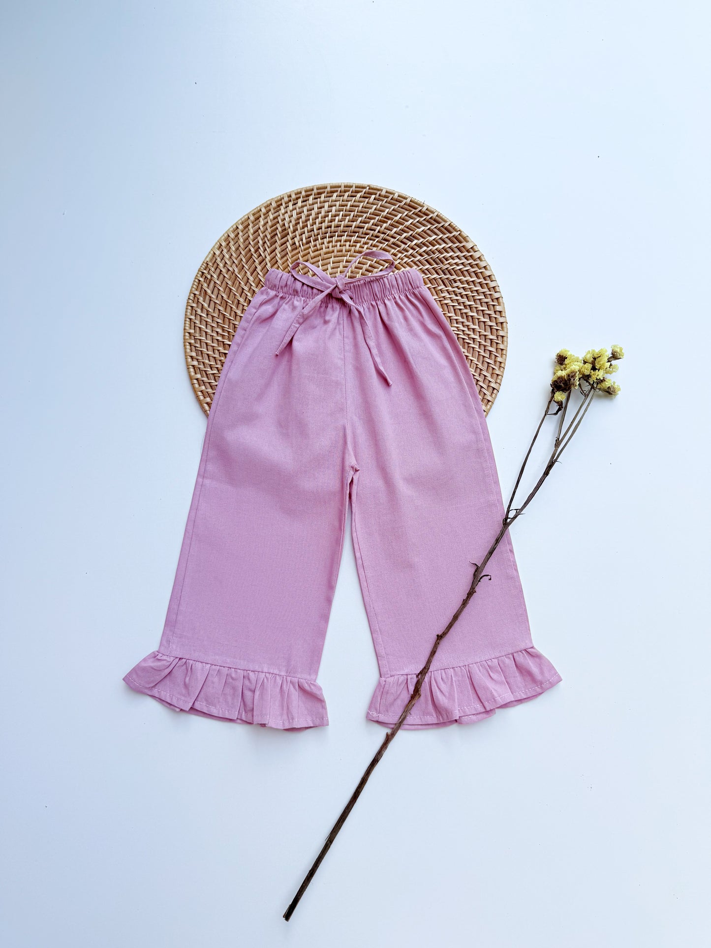 Joana Adjustable Strap Pants in Light Mauve
