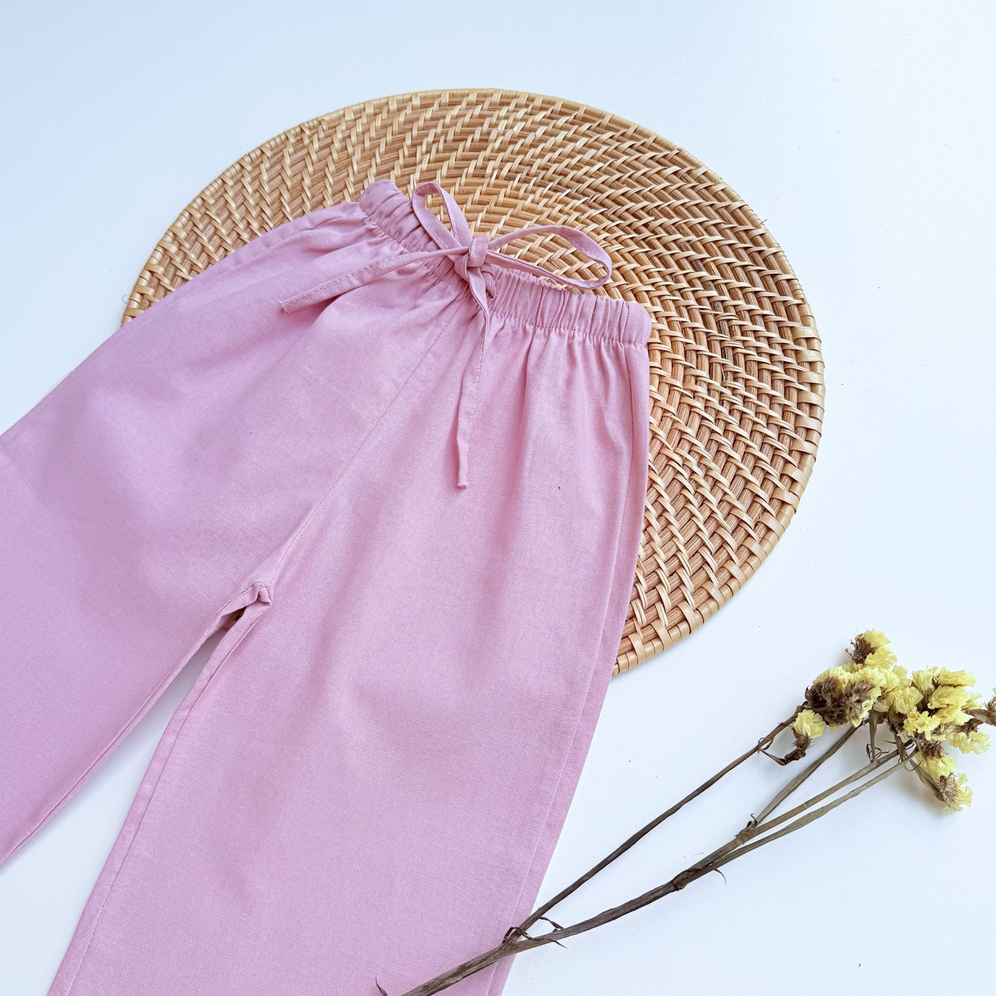 Joana Adjustable Strap Pants in Light Mauve