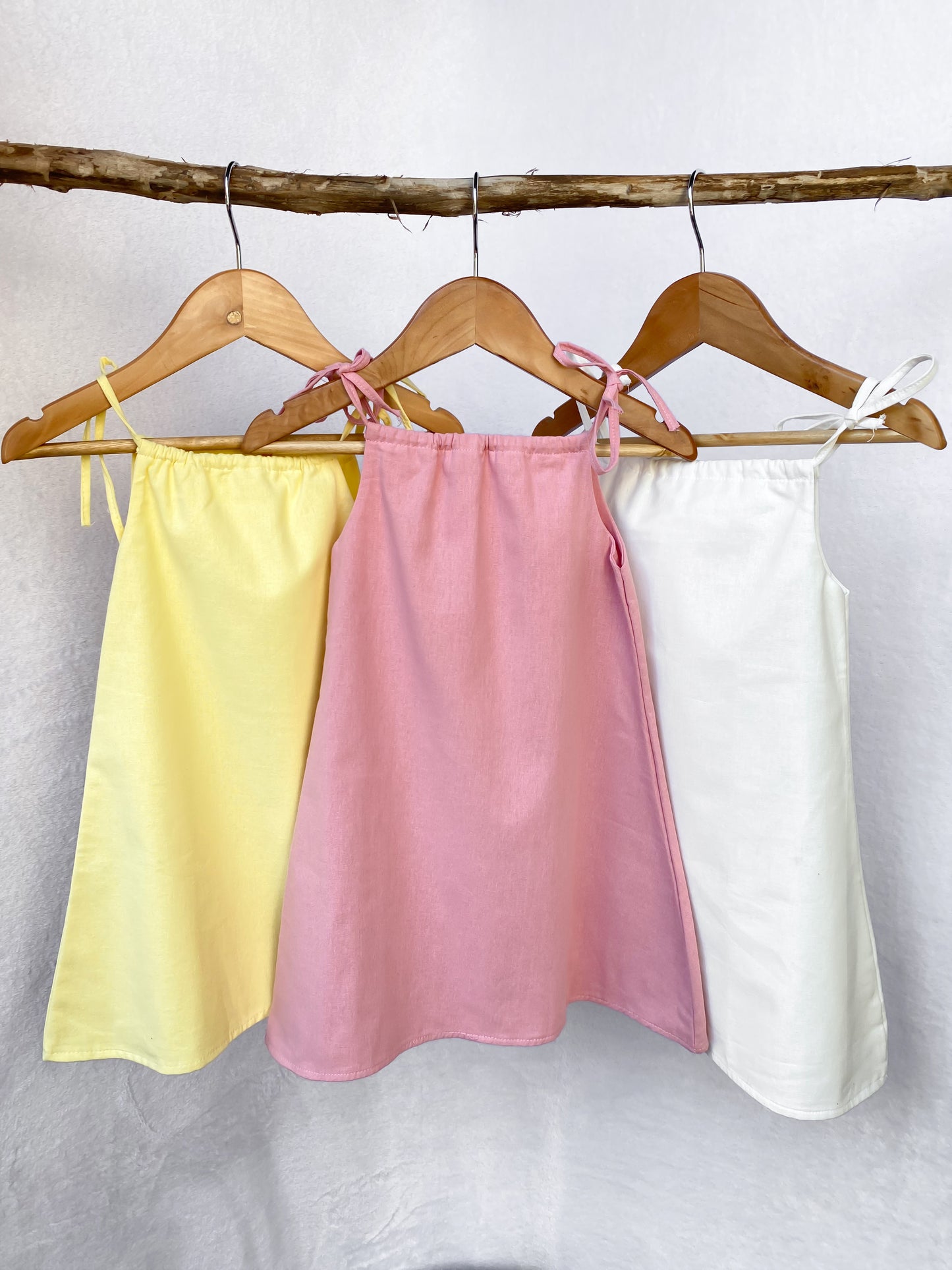 Ericka Linen Dress in White