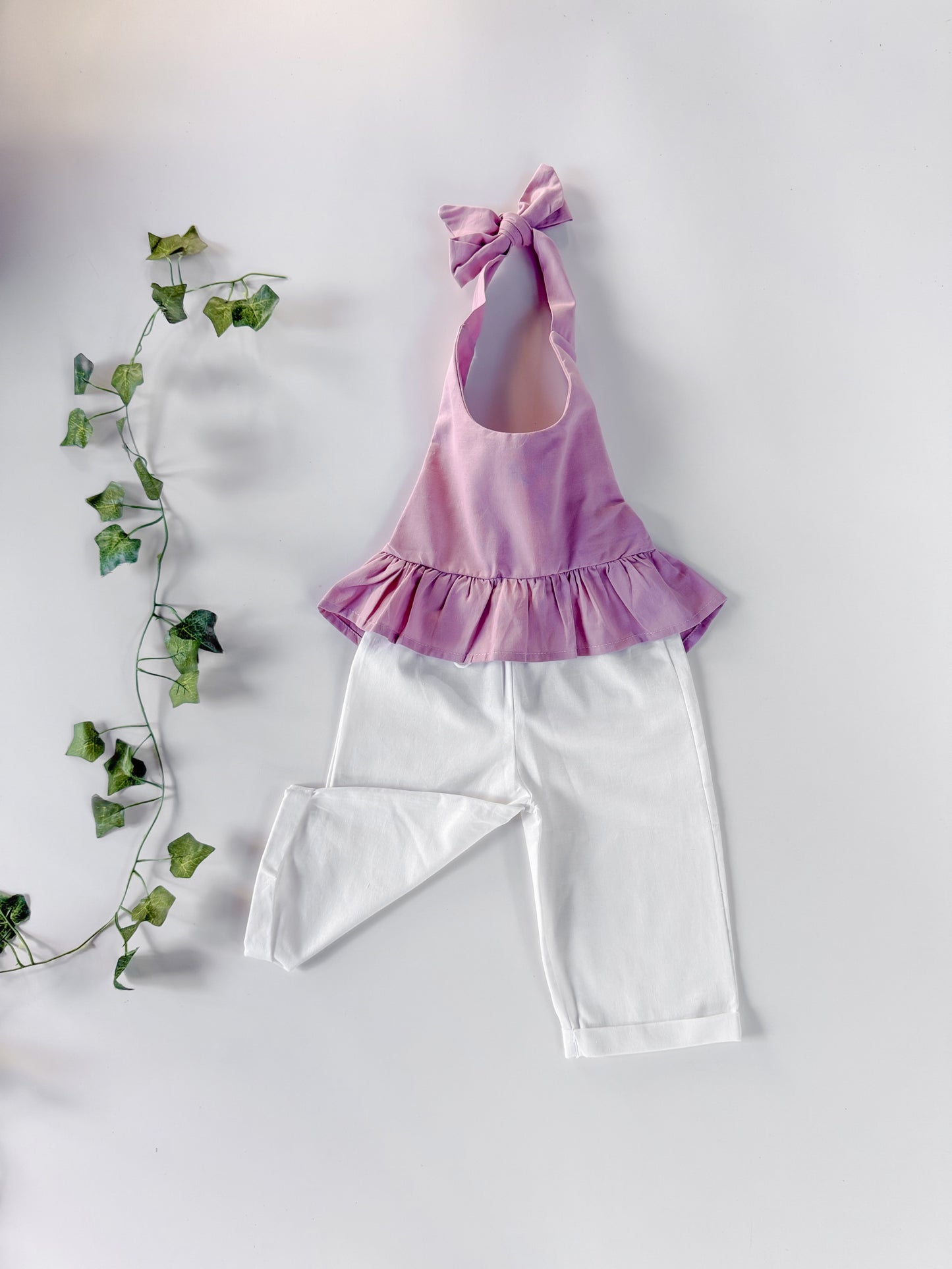 Maven Linen Top in Taupe