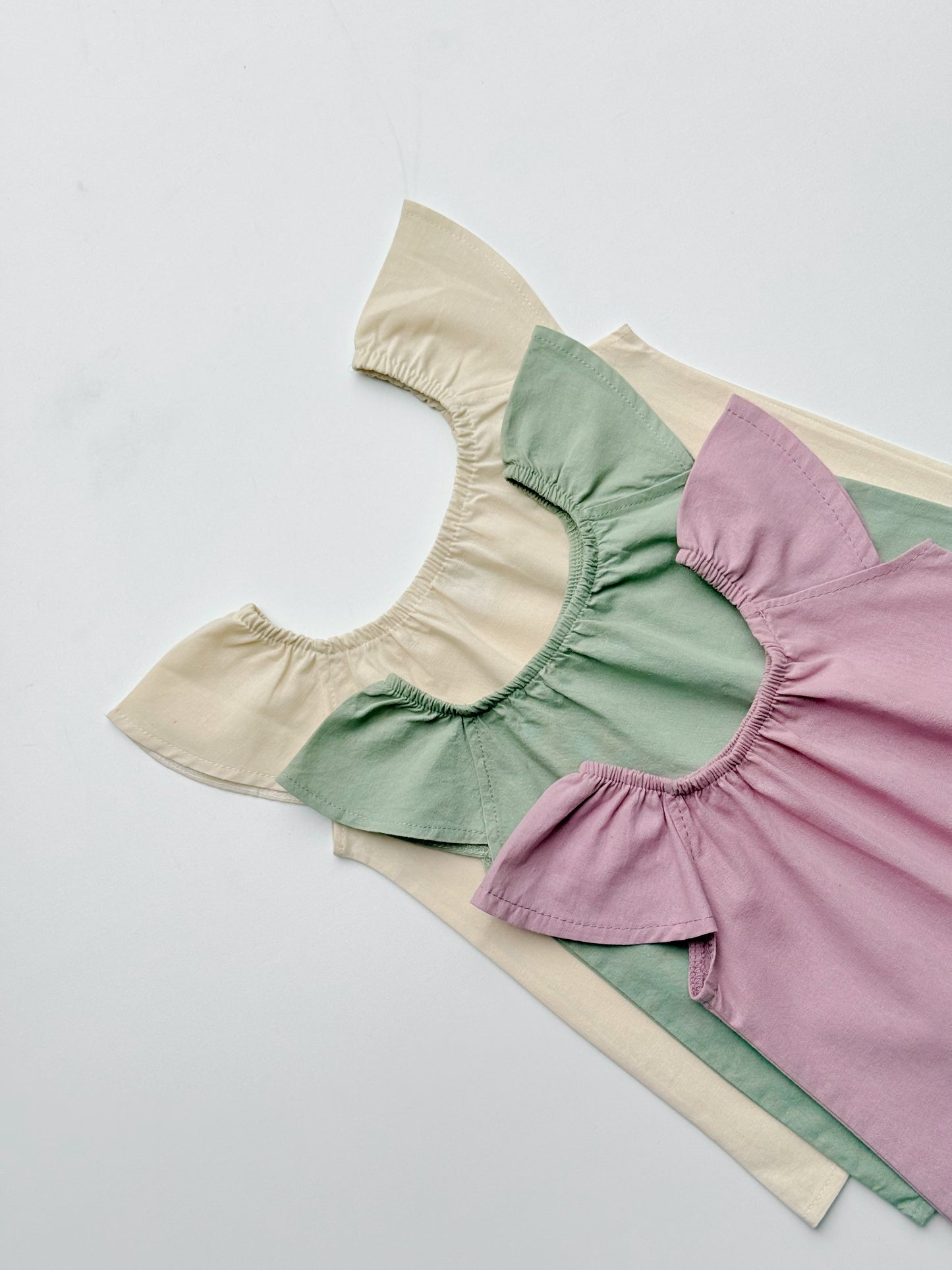 Ana Linen Top in Cream