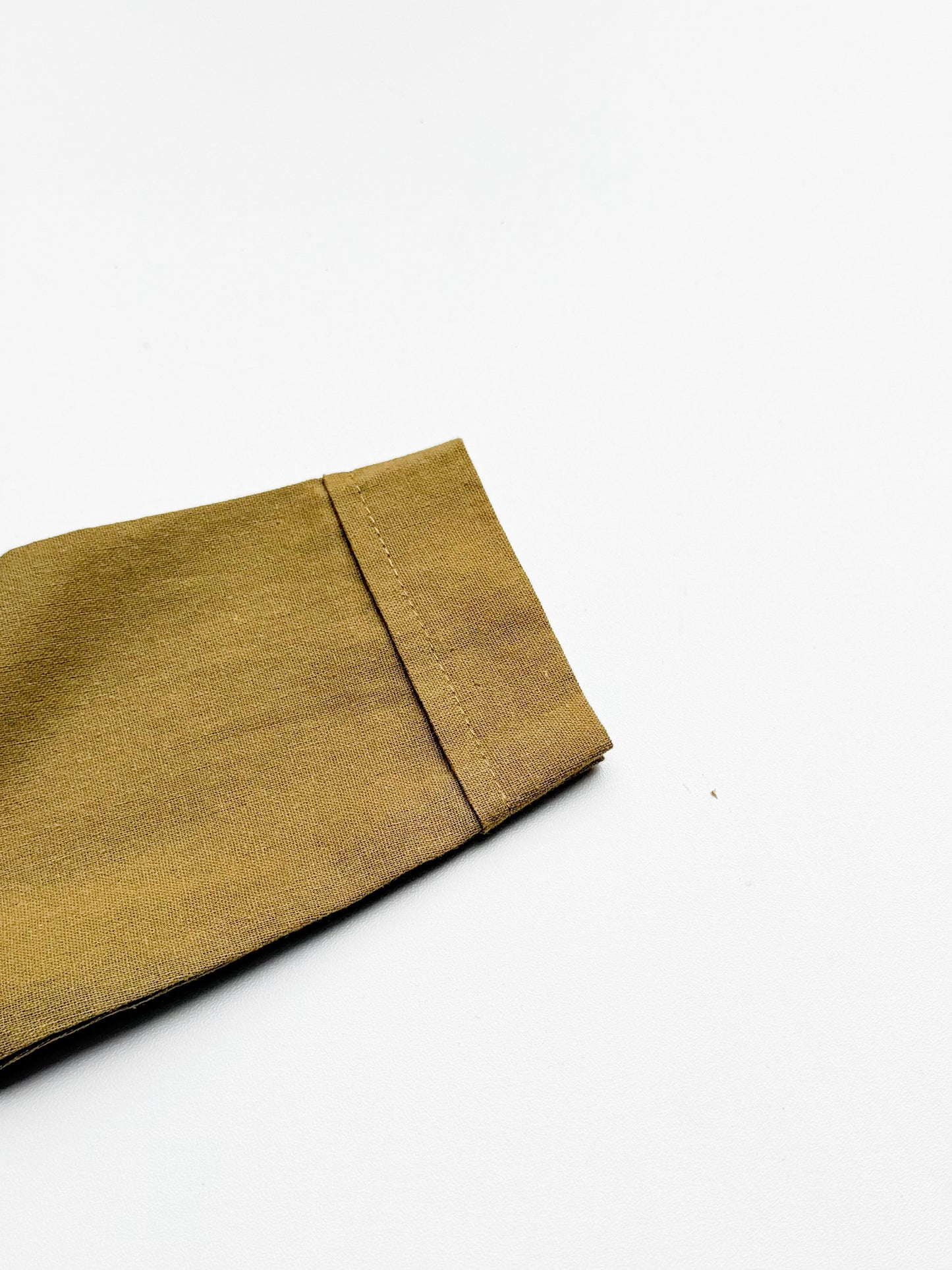 Jane Linen Dress in Olive Green