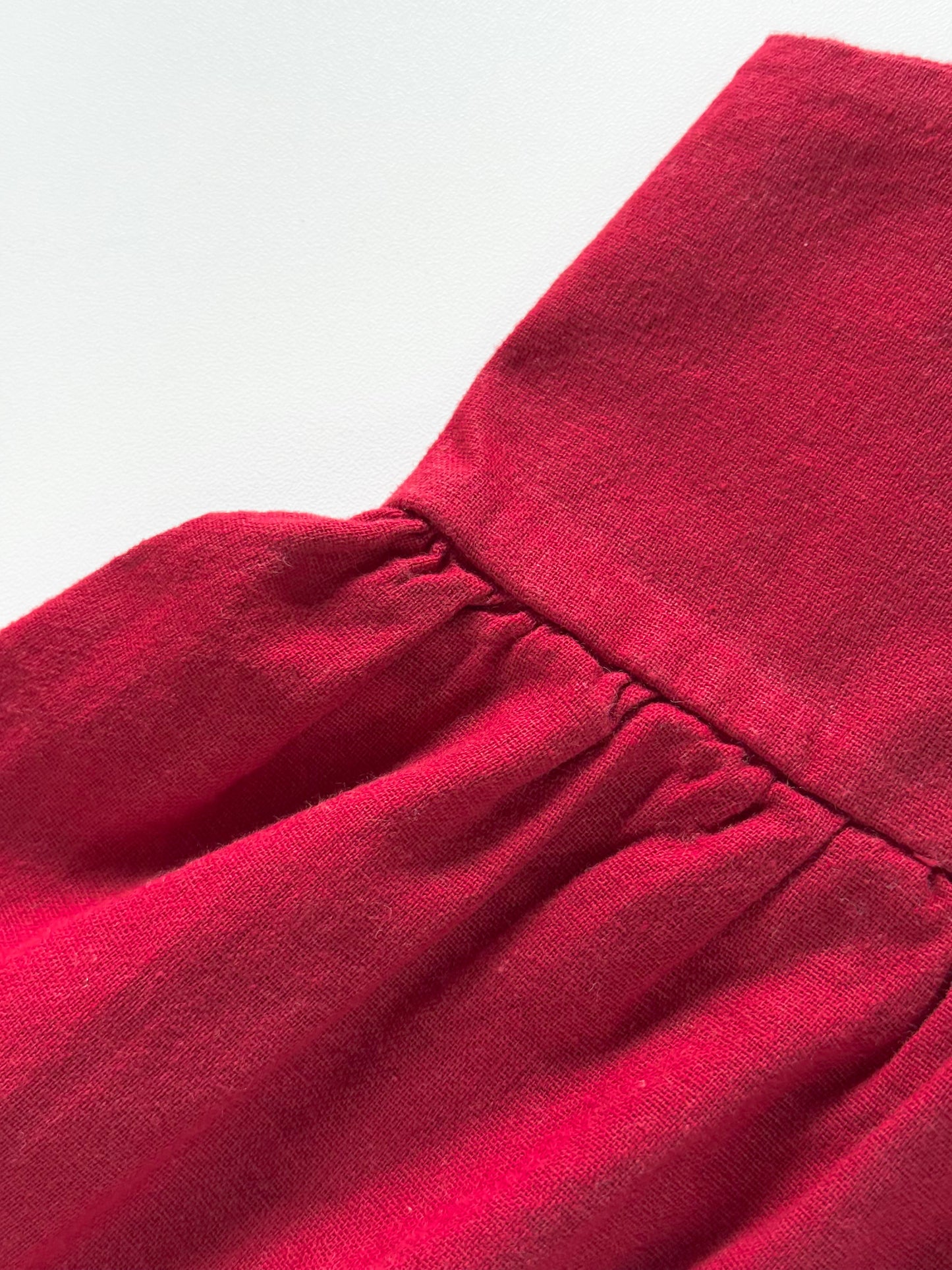 Elisa Dress in Red Maroon