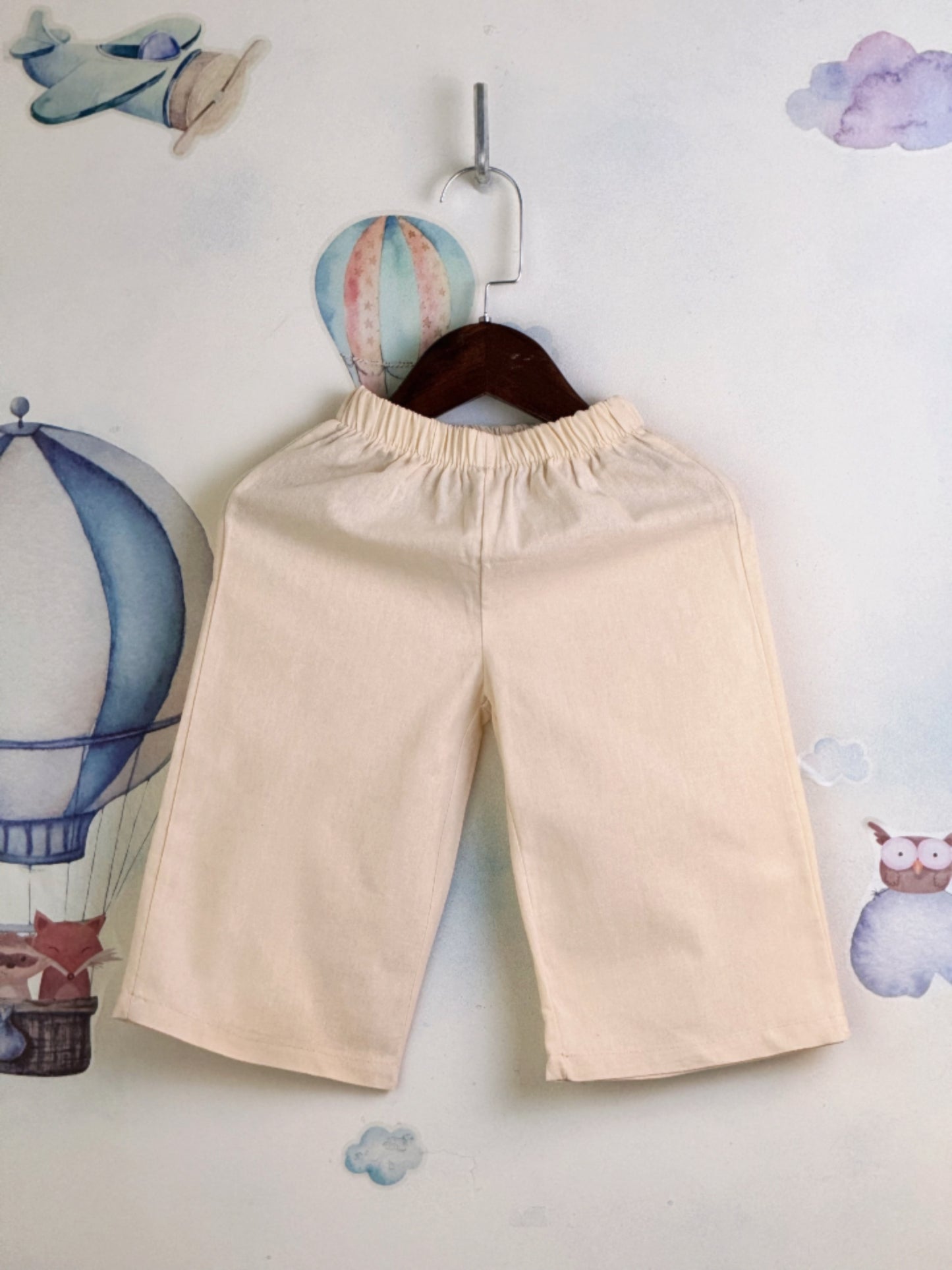 Mary Linen Pants in Cream