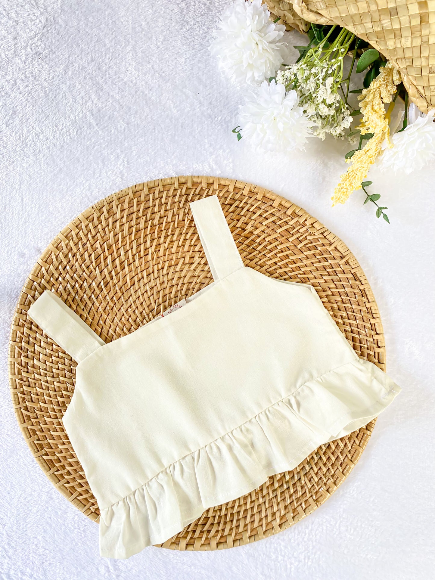Leia Summer Top and Ericka Short in White Set