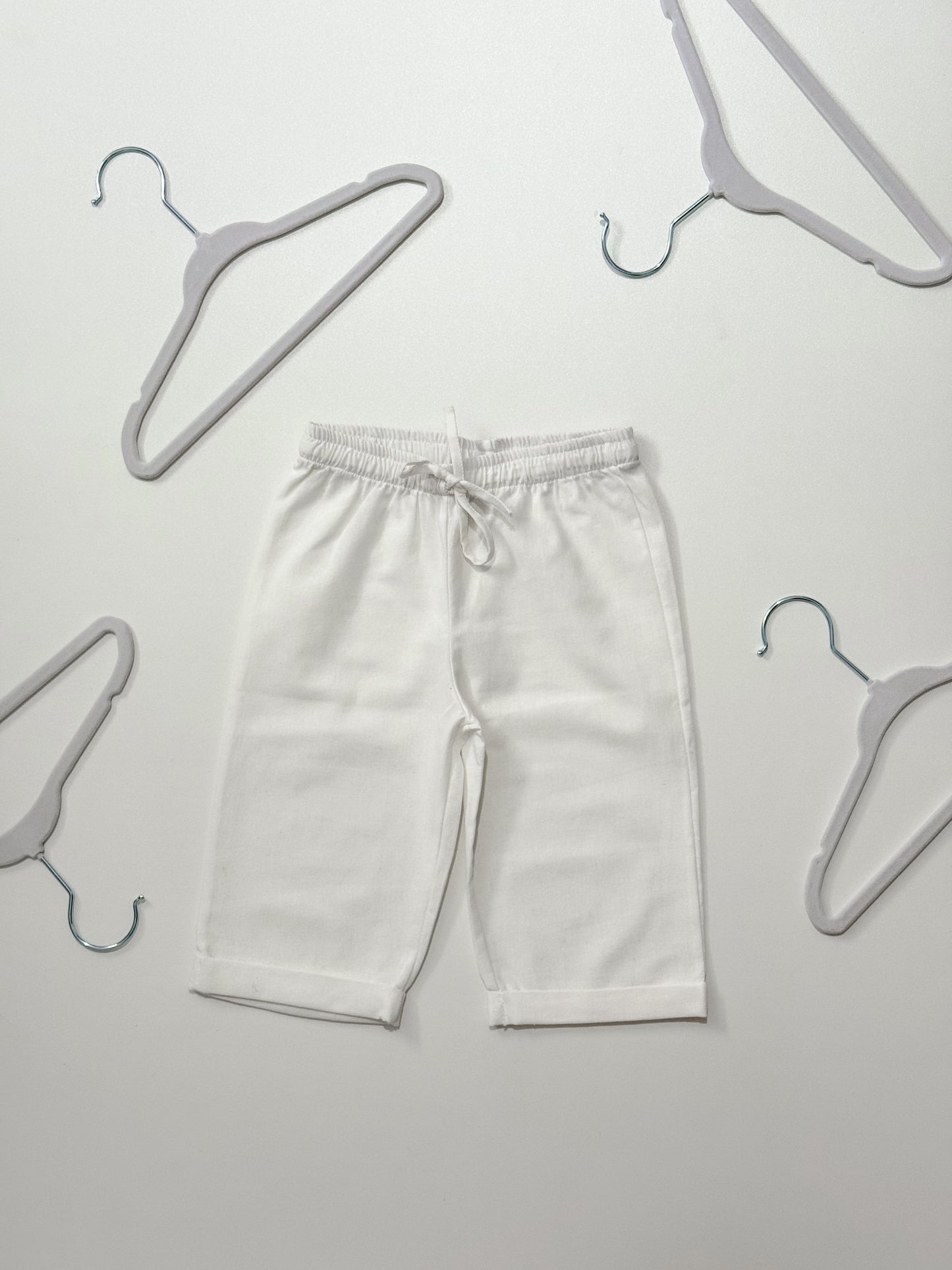 Maven Backless Top and Joshua Pants in White Set