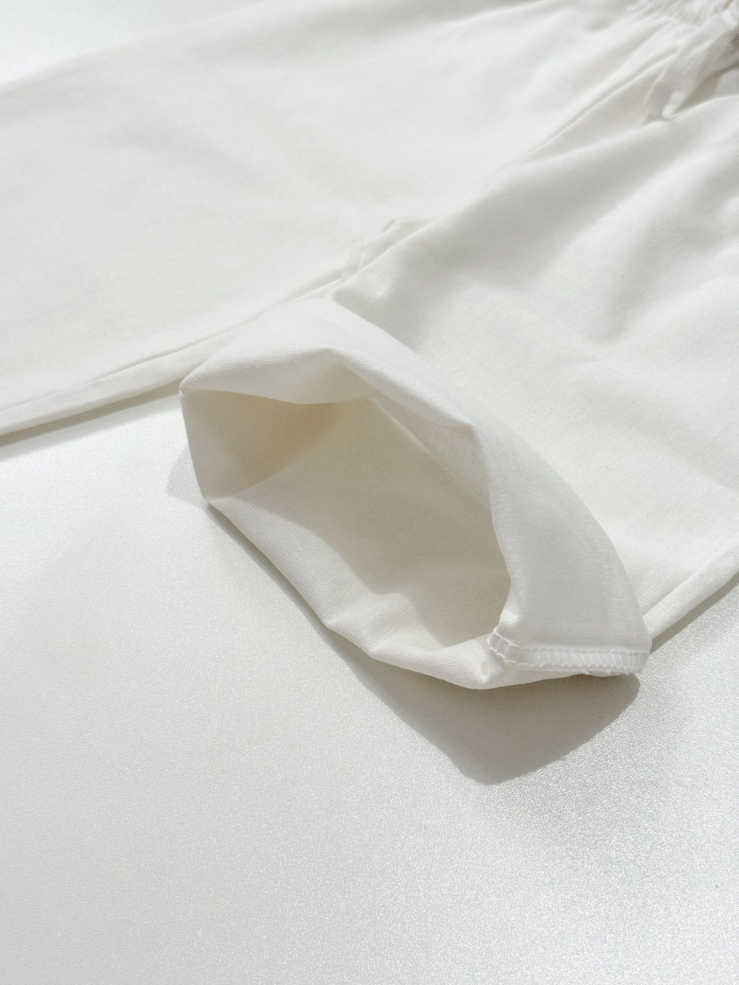 Amelia Mocha Top and Joshua Pants in White Set