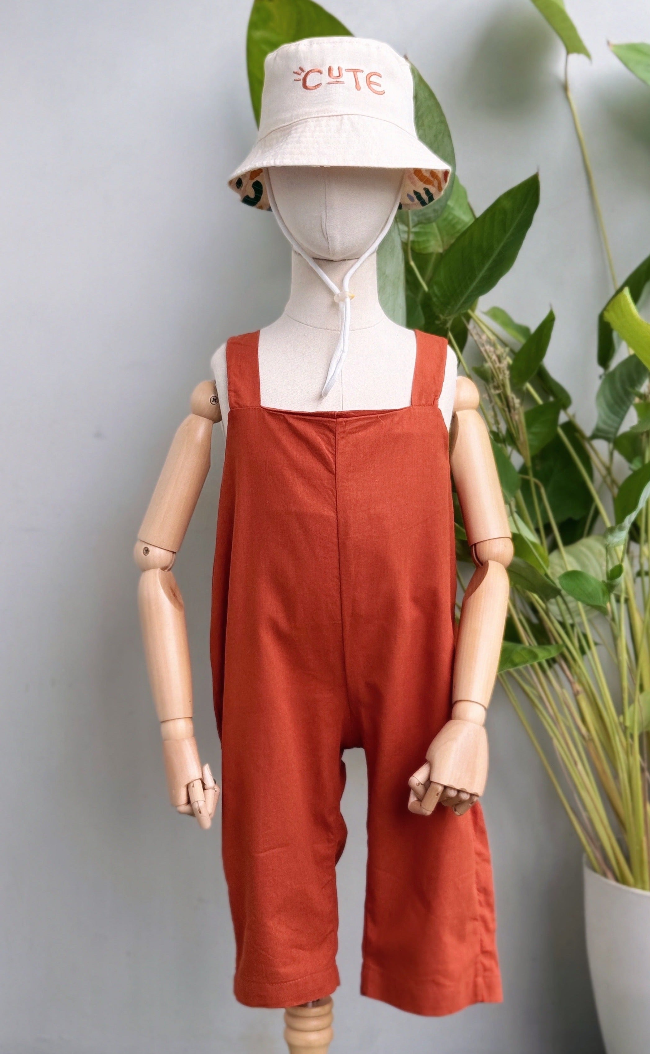 Harper Jumpsuits in Rust – Little Rascals Philippines