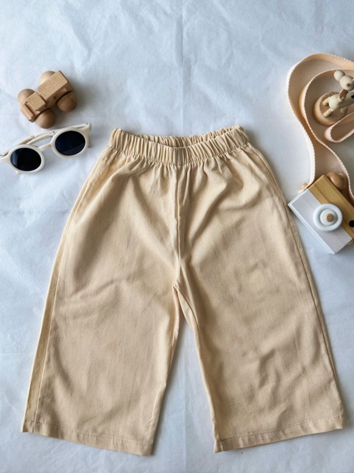 Amelia Top and Mary Pants in Cream Set