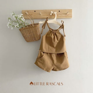 Ericka Linen Set in Mocha